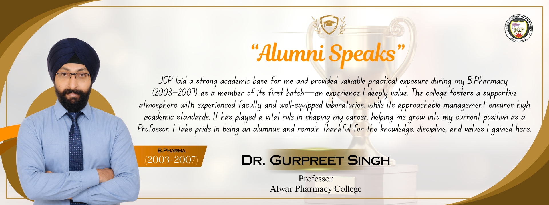 Alumni Speaks by Champa Rai
