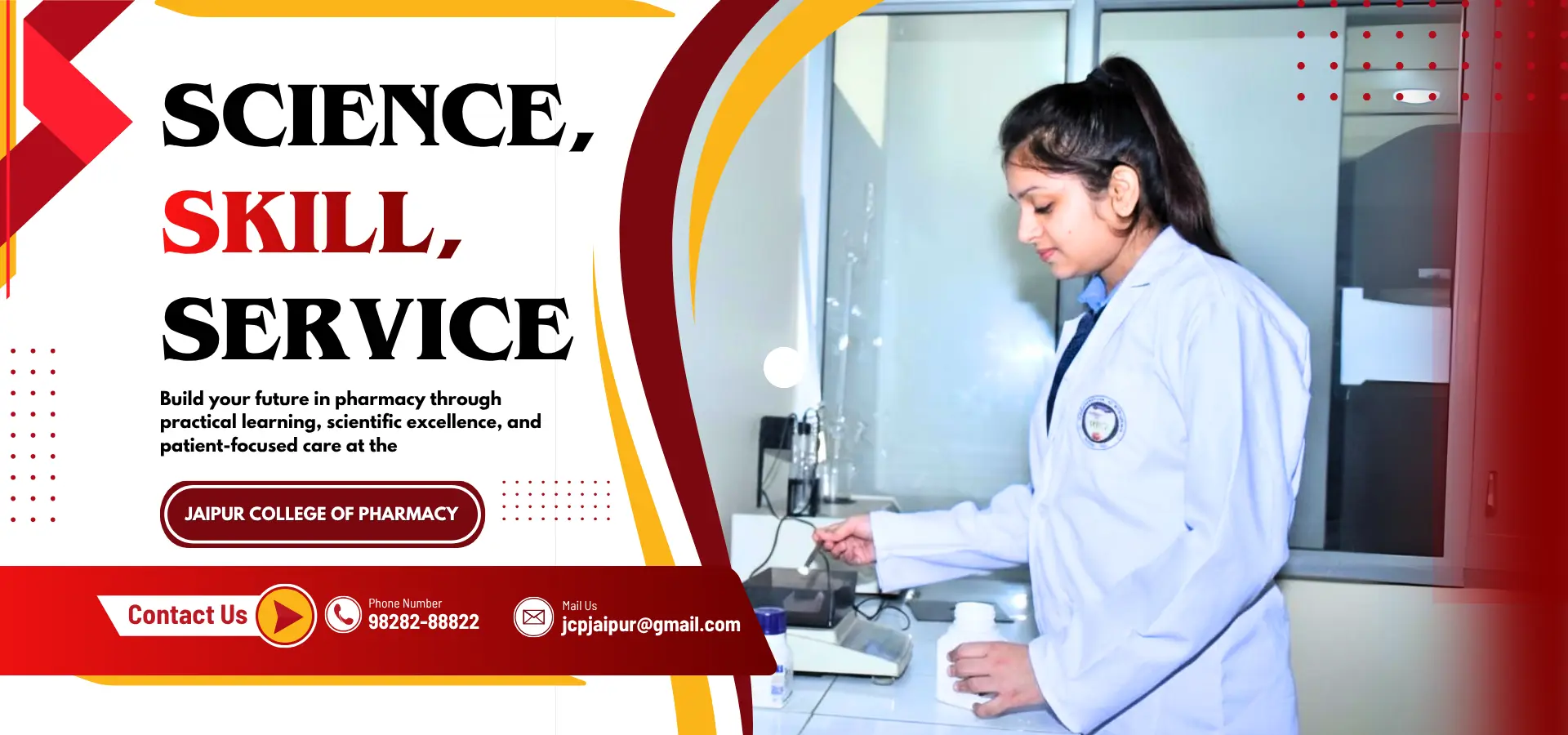 Jaipur College of Pharmacy campus highlight