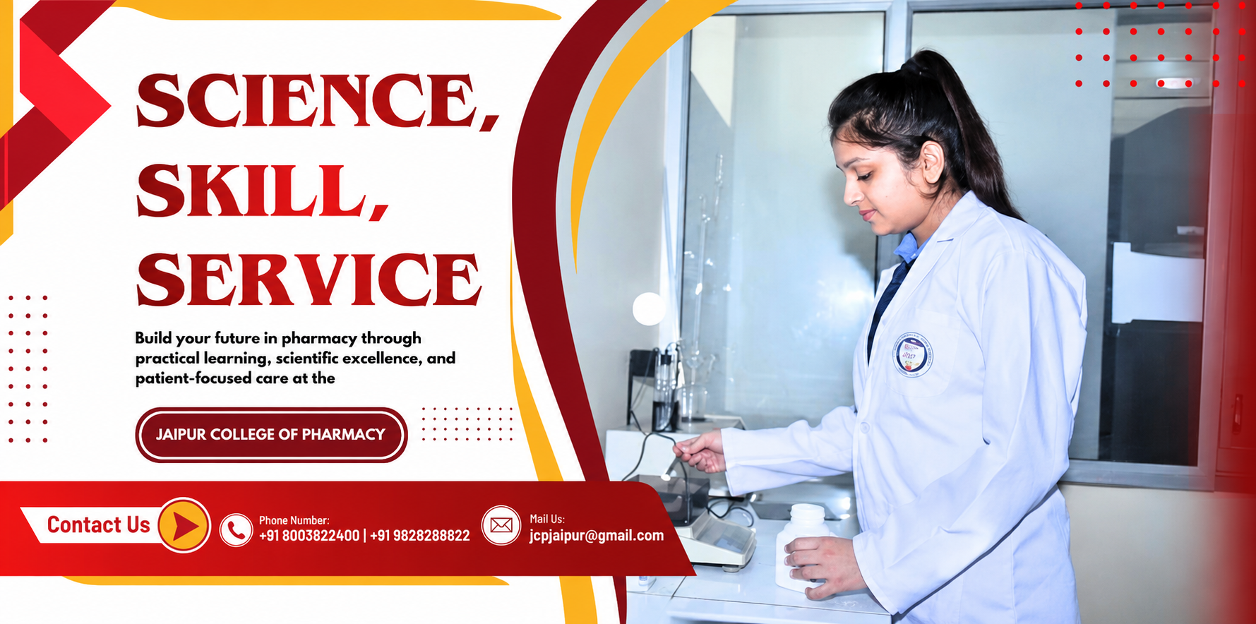Jaipur College of Pharmacy campus highlight