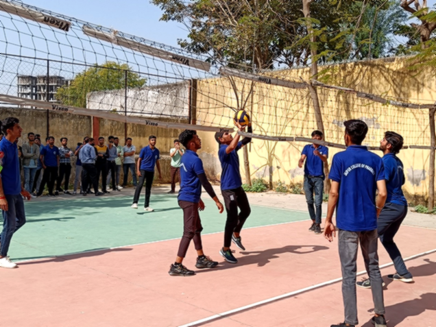 Student playing carom