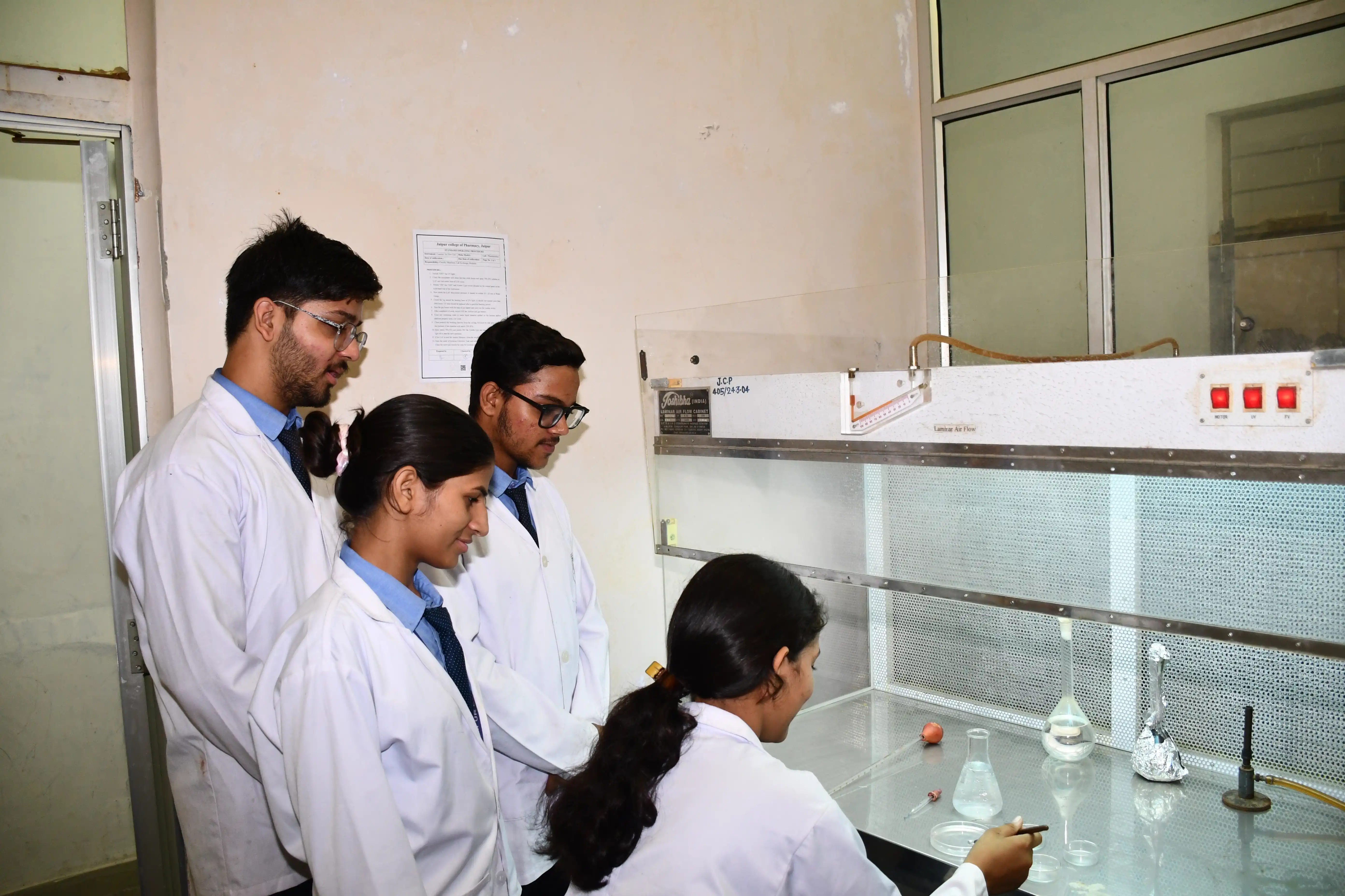 Hands-on pharmaceutics laboratory training